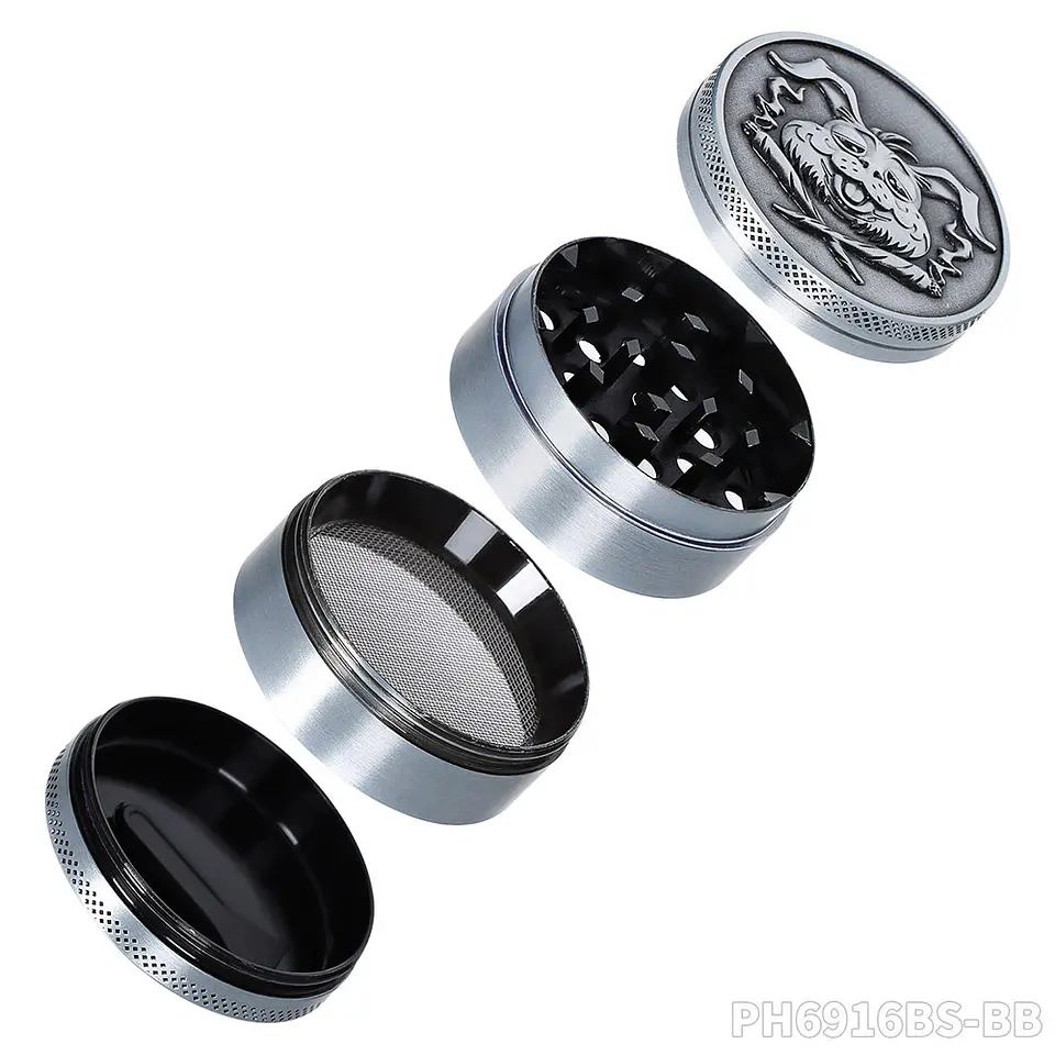 Moledor de Metal Baked Bunny - 4 Partes (50mm) 3