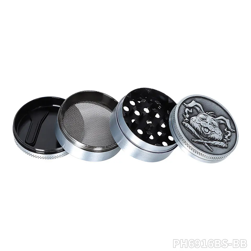 Moledor de Metal Baked Bunny - 4 Partes (50mm) 4