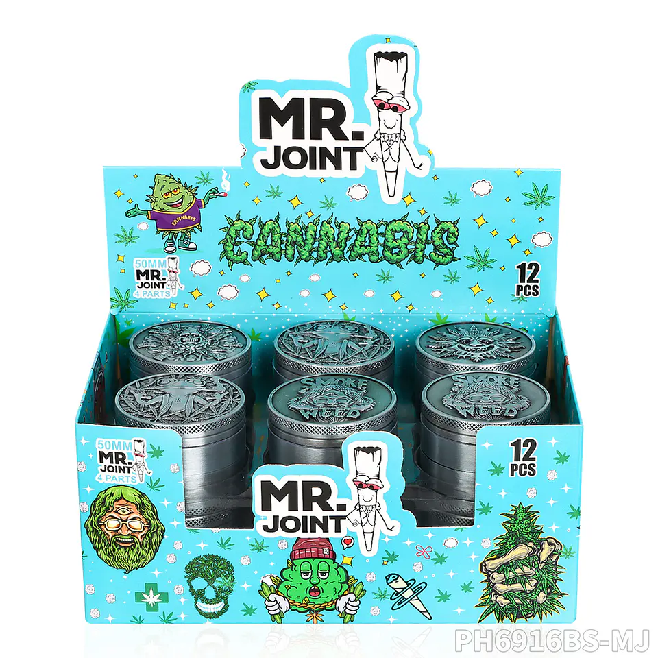 Moledor de Metal Mr. Joint Premium - 4 Partes (50mm) 11