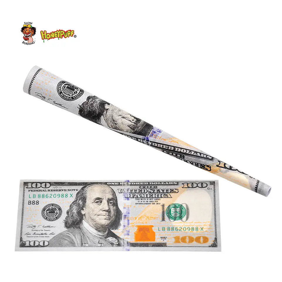 Papelillos Honeypuff 100 Dolares  - King Size 22