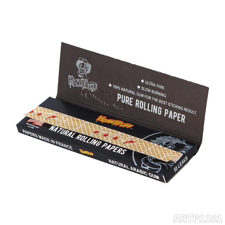 Papelillos Honeypuff Ultra Thin Black - Tamaño 1 1/4 3