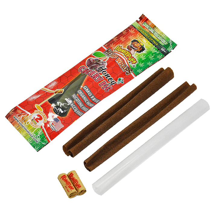 Honeypuff Hemp Wraps Honey Cherry Pie - Pack x2 1