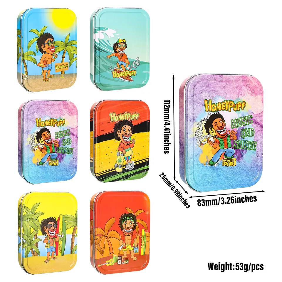 Contenedor de Almacenamiento Honeypuff Reggae Edition  9
