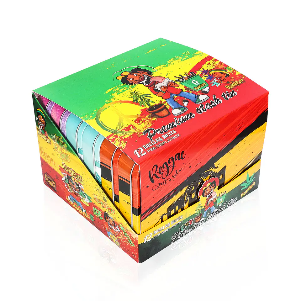 Contenedor de Almacenamiento Honeypuff Reggae Edition  11