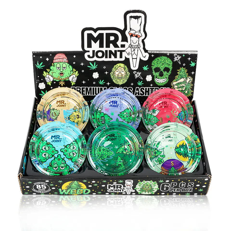 Cenicero de Pyrex Premium Mr. Joint - 85mm 14