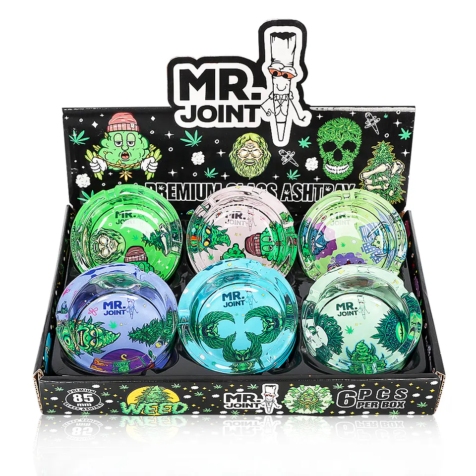 Cenicero de Pyrex Premium Mr. Joint - 85mm 18