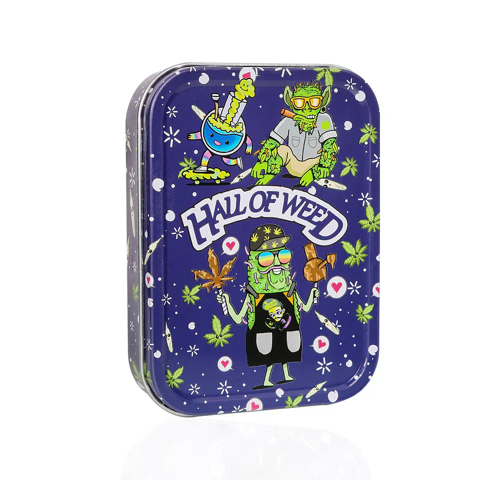 Contenedor de Almacenamiento Hall of Weed - Premium Stash Tin 4