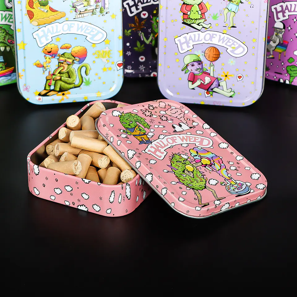 Contenedor de Almacenamiento Hall of Weed - Premium Stash Tin 13