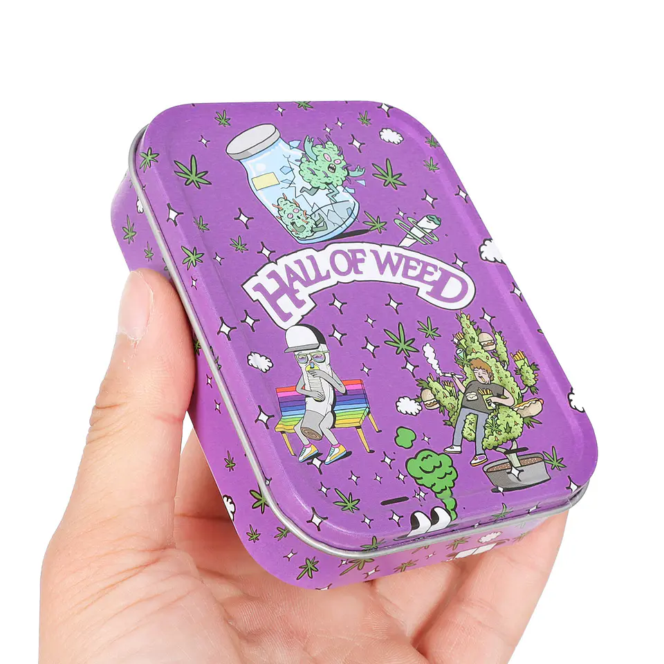 Contenedor de Almacenamiento Hall of Weed - Premium Stash Tin 10