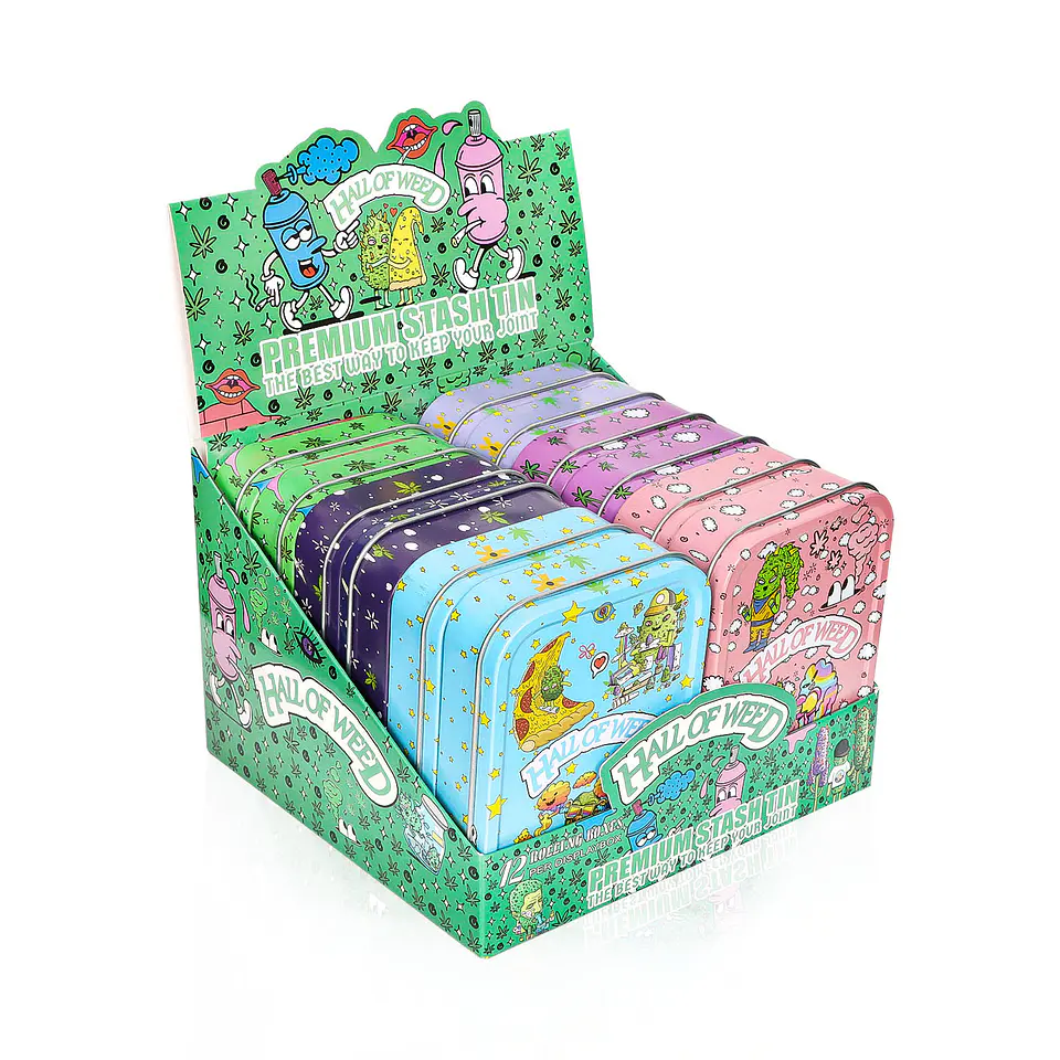 Contenedor de Almacenamiento Hall of Weed - Premium Stash Tin 1