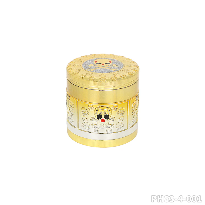Grinder de Metal de Lujo 63mm - 4 Partes (Diseño en Relieve) 6