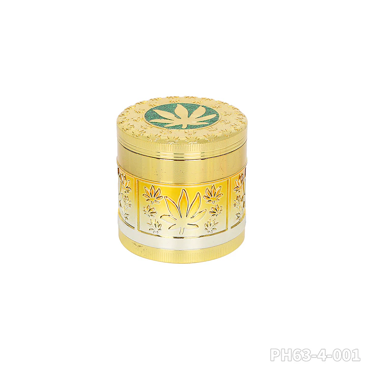 Grinder de Metal de Lujo 63mm - 4 Partes (Diseño en Relieve) 13