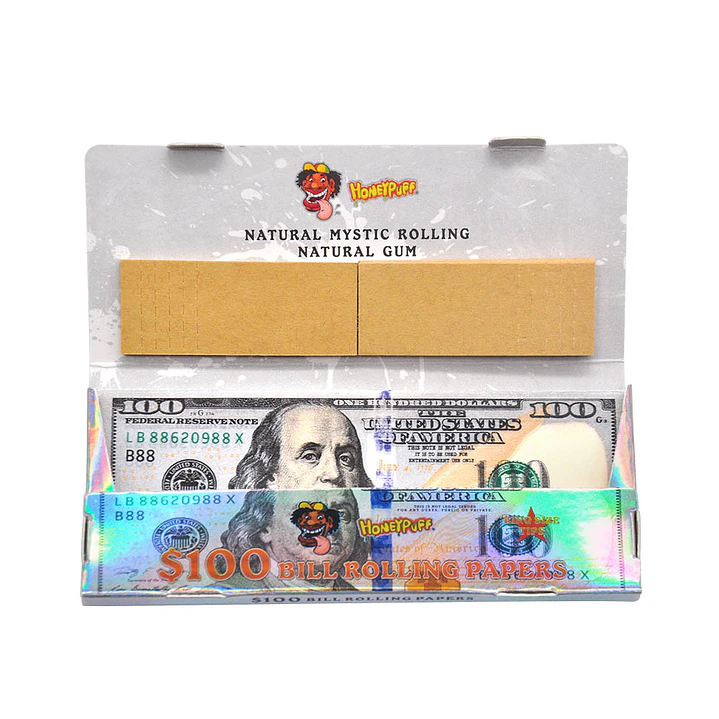 Papelillos Honeypuff $100 Bill - Edición Holográfica King Size 13