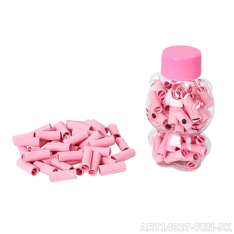 Filtros Stoner Kitty Pink - Frasco de Vidrio con 50 Tips