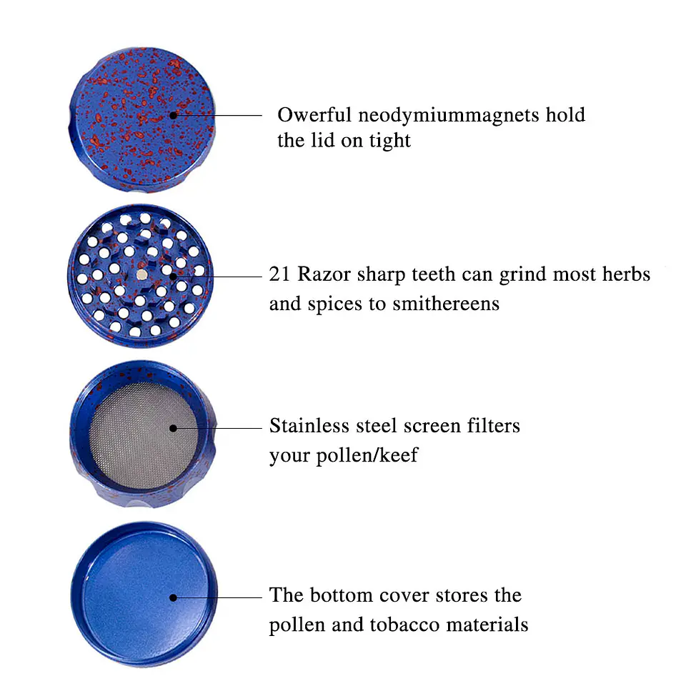  Moledor 50mm Splash Effect - 4 Partes ( 4 Diseños ) 14