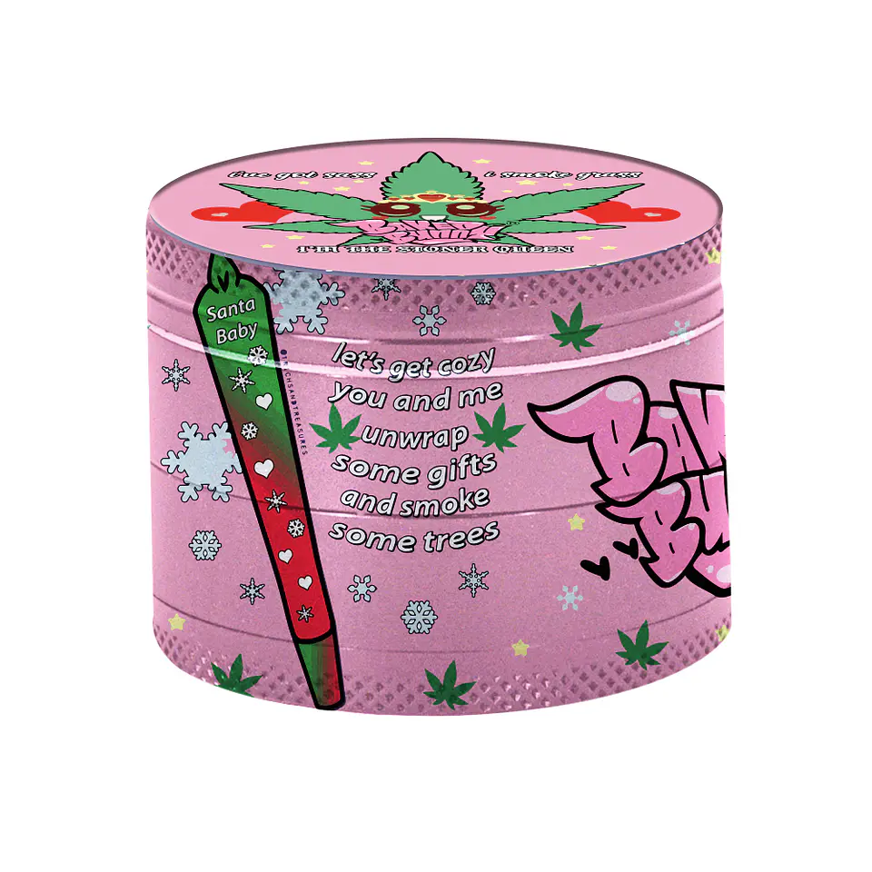 Moledor Baked Bunny Pink Edition - 4 Pisos 50mm ( 6 Diseños )  11