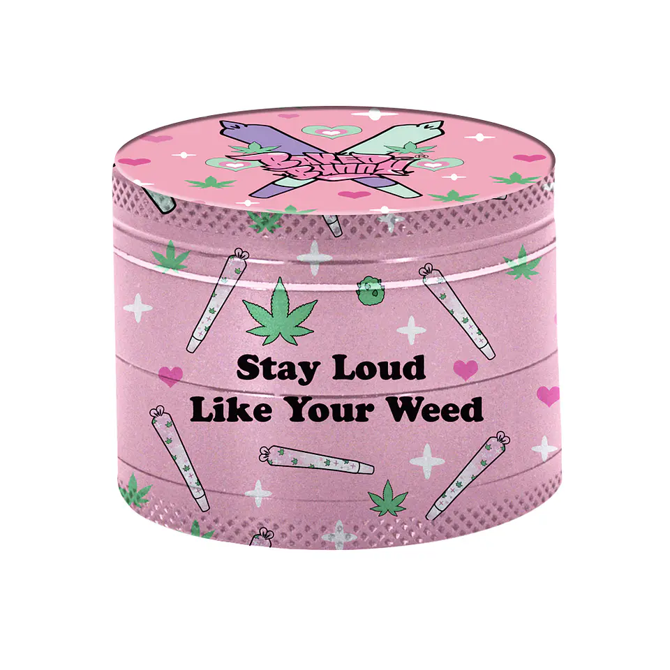 Moledor Baked Bunny Pink Edition - 4 Pisos 50mm ( 6 Diseños )  15