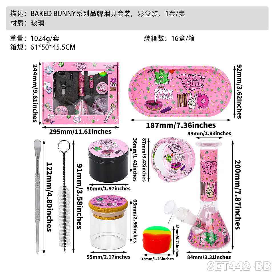 Pack Fumeta Baked Bunny - Kit Premium 9 Piezas 12