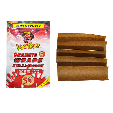 Blunts Honeypuff Organic Wraps ( Pack x5)