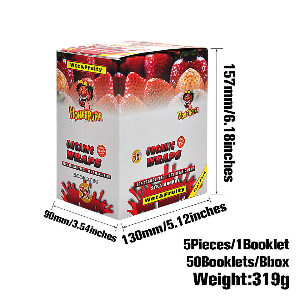 Blunts Honeypuff Organic Wraps ( Pack x5) 11