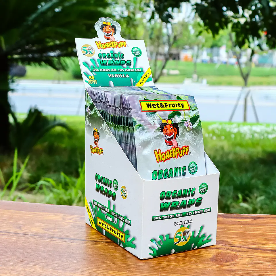 Blunts Honeypuff Organic Wraps ( Pack x5) 14