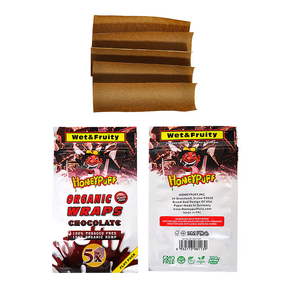 Blunts Honeypuff Organic Wraps ( Pack x5) 8