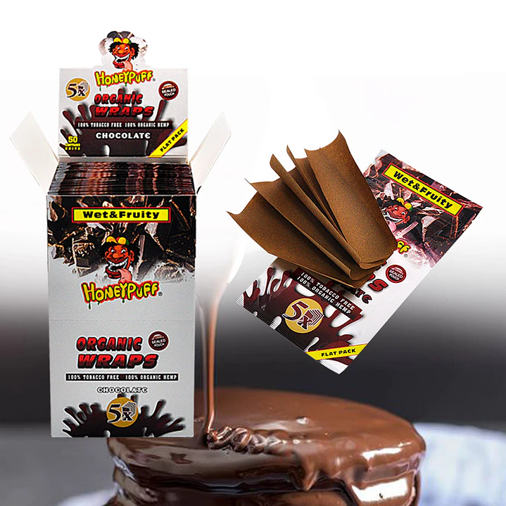 Honeypuff Organic Hemp Wraps Sabores x5  21