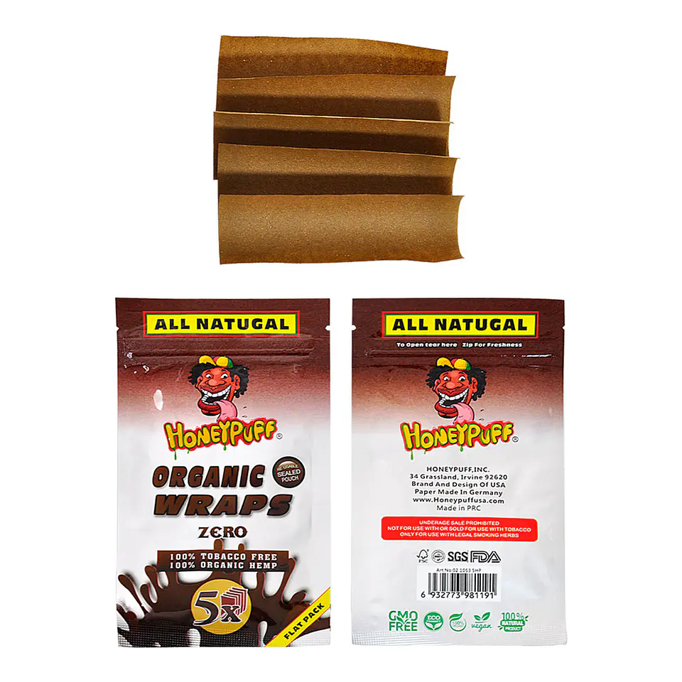 Blunts Honeypuff Organic Wraps ( Pack x5) 10