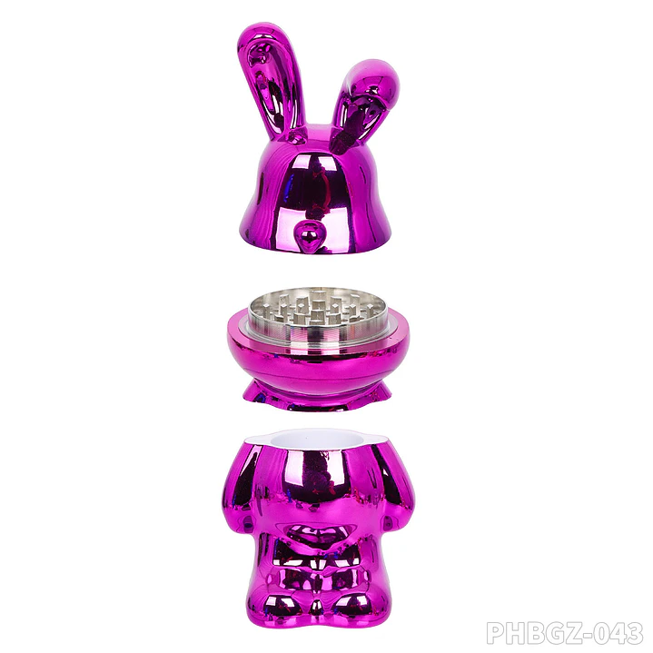 Grinder Chrome Rabbit XL - Aleación de Zinc y Acabado Espejo 7