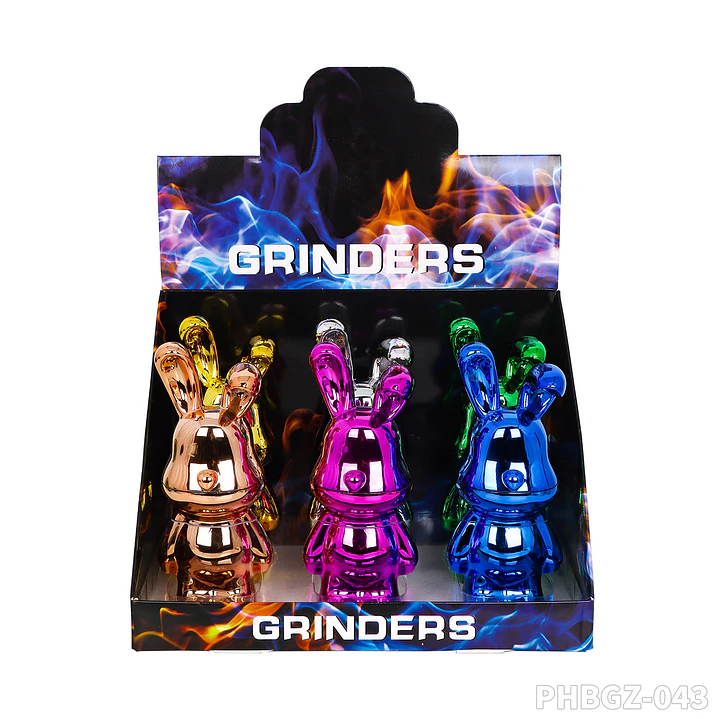 Grinder Chrome Rabbit XL - Aleación de Zinc y Acabado Espejo 11