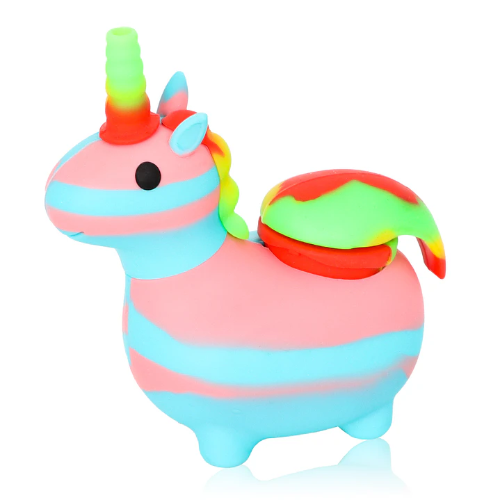🦄 Bong de Silicona Unicornio  Resistente, portátil y con estilo 4