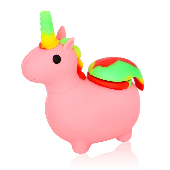🦄 Bong de Silicona Unicornio  Resistente, portátil y con estilo 6