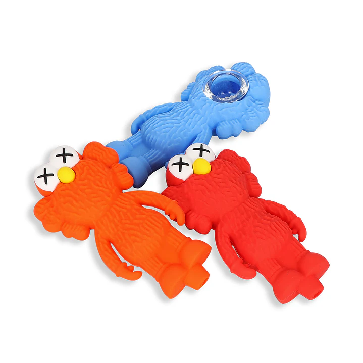 Pipa Silicona Elmo Cartoon 10