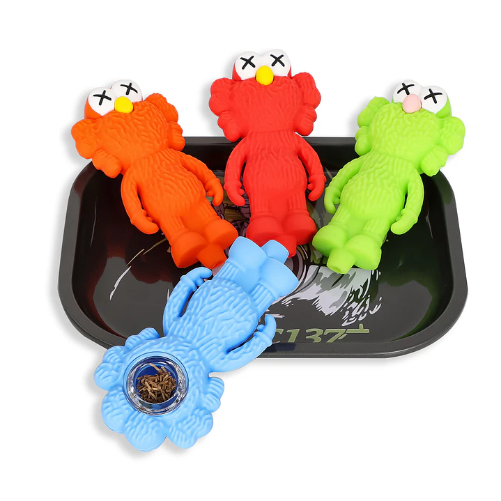 Pipa Silicona Elmo Cartoon 12