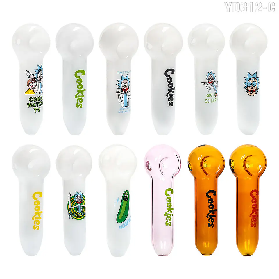 Pipa de Pyrex Cookies Spoon - Premium Borosilicate Glass 12