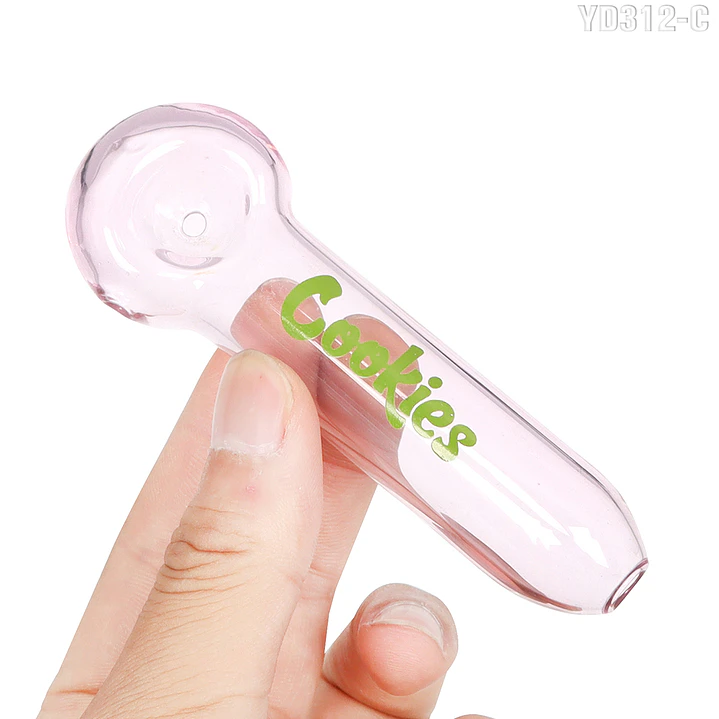 Pipa de Vidrio Cookies Spoon - Premium Borosilicate Glass 14