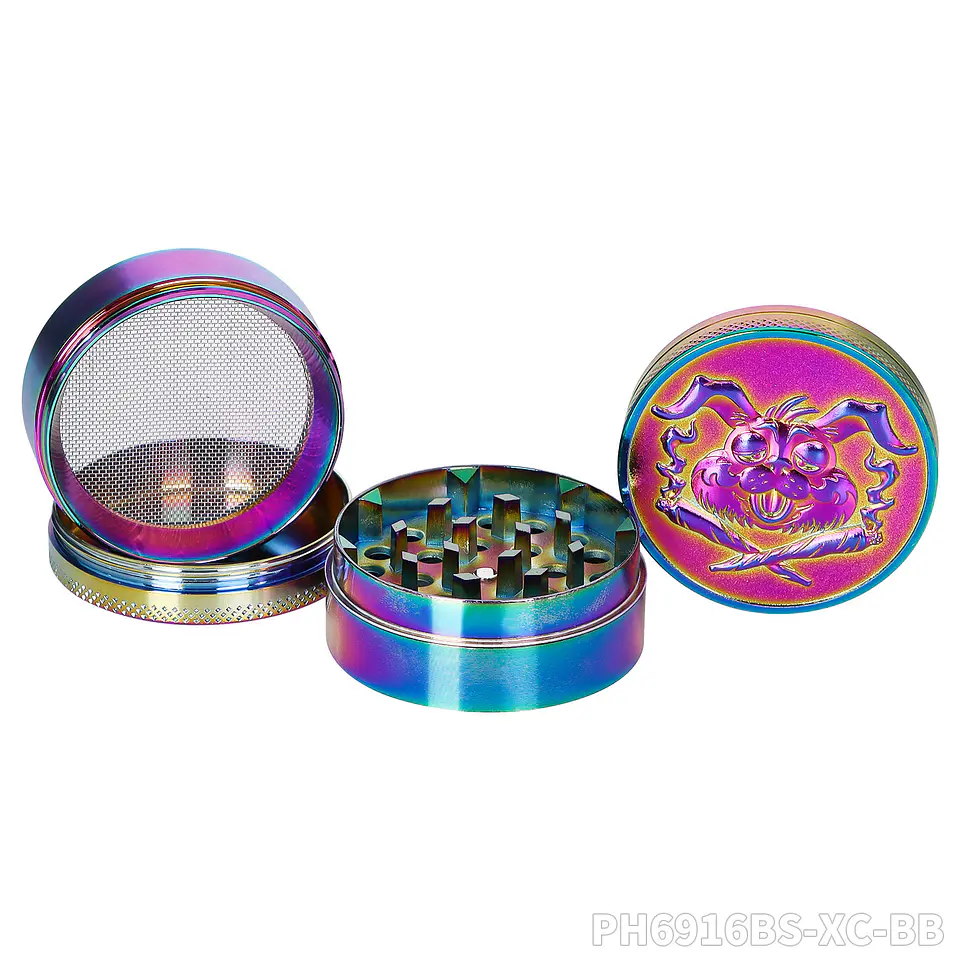 Moledor de Metal Baked Bunny Tornasol- 4 Partes (50mm) 2