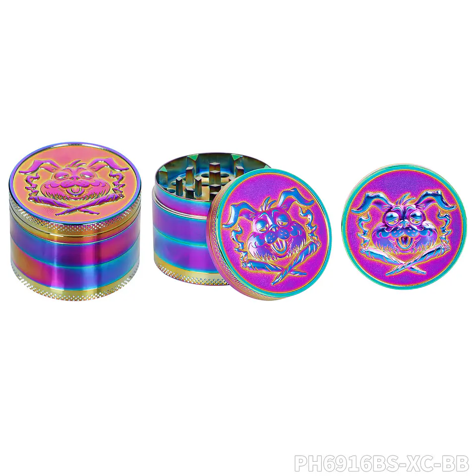 Moledor de Metal Baked Bunny Tornasol- 4 Partes (50mm) 4