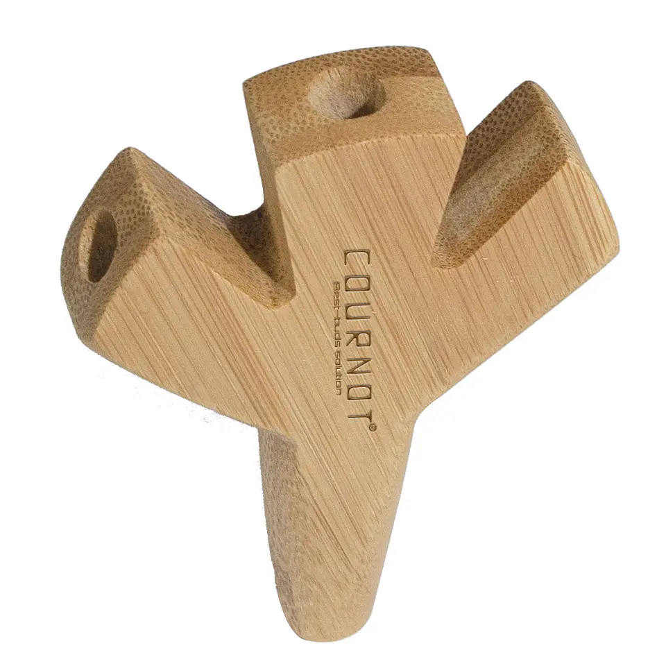 Pipa de Madera Triple Cournot - Boquilla Trident para Conos 4