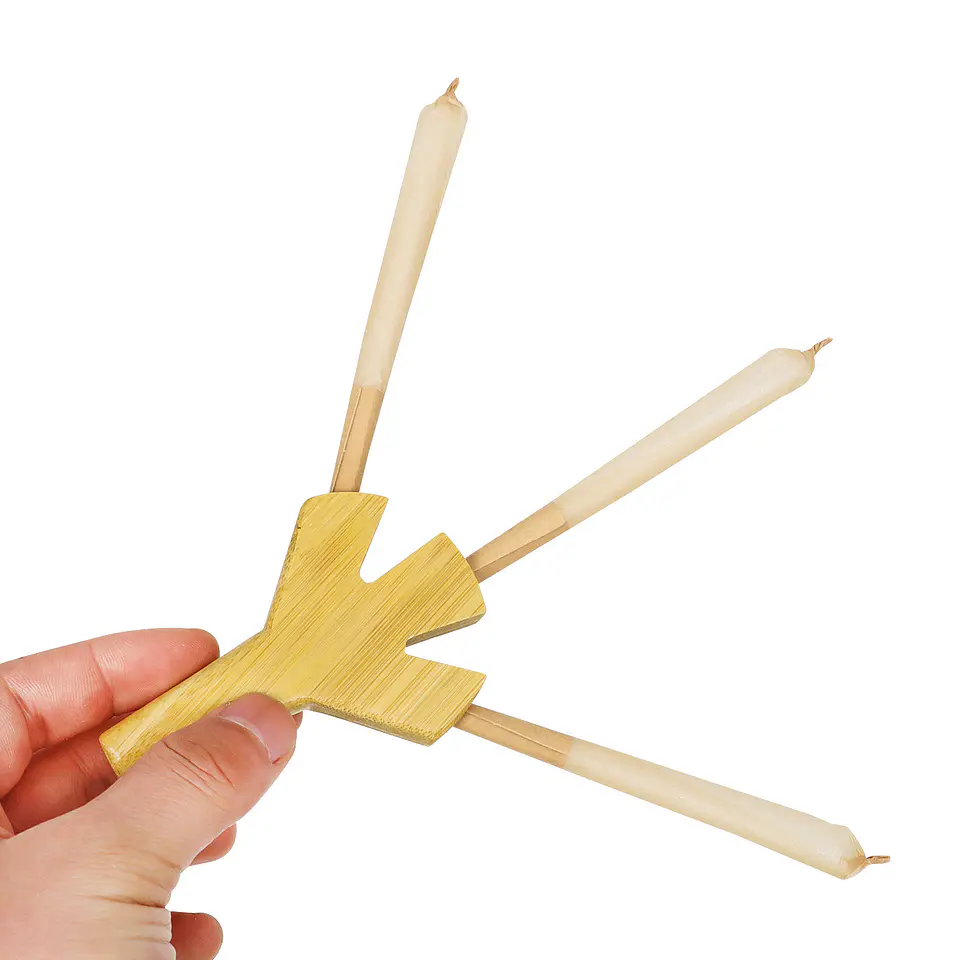 Pipa de Madera Triple Cournot - Boquilla Trident para Conos 5