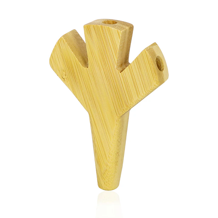 Pipa de Madera Triple Cournot - Boquilla Trident para Conos 6
