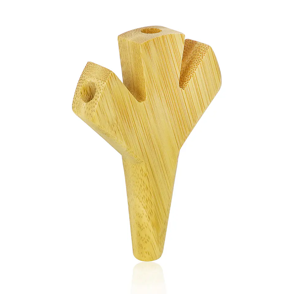 Pipa de Madera Triple Cournot - Boquilla Trident para Conos 8
