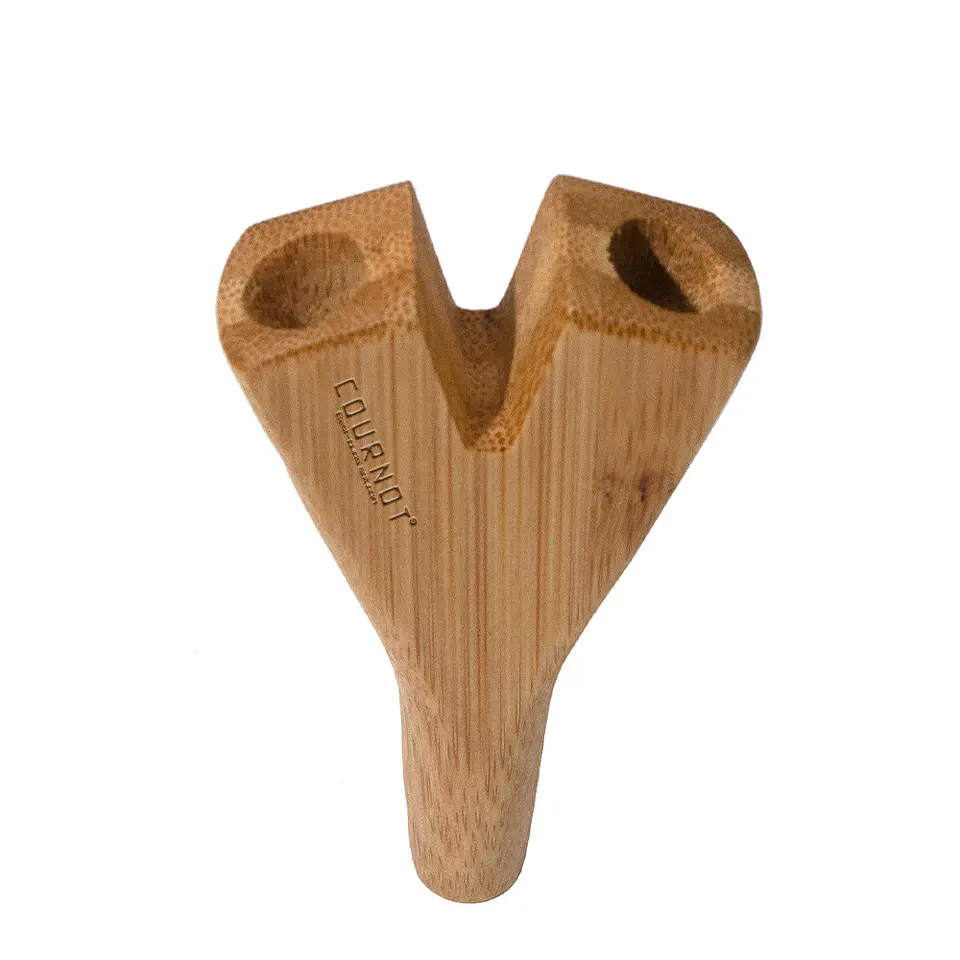 Pipa de Madera Doble Cournot - Boquilla Double Barrel para Conos 3