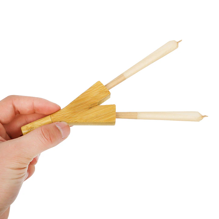 Pipa de Madera Doble Cournot - Boquilla Double Barrel para Conos 5