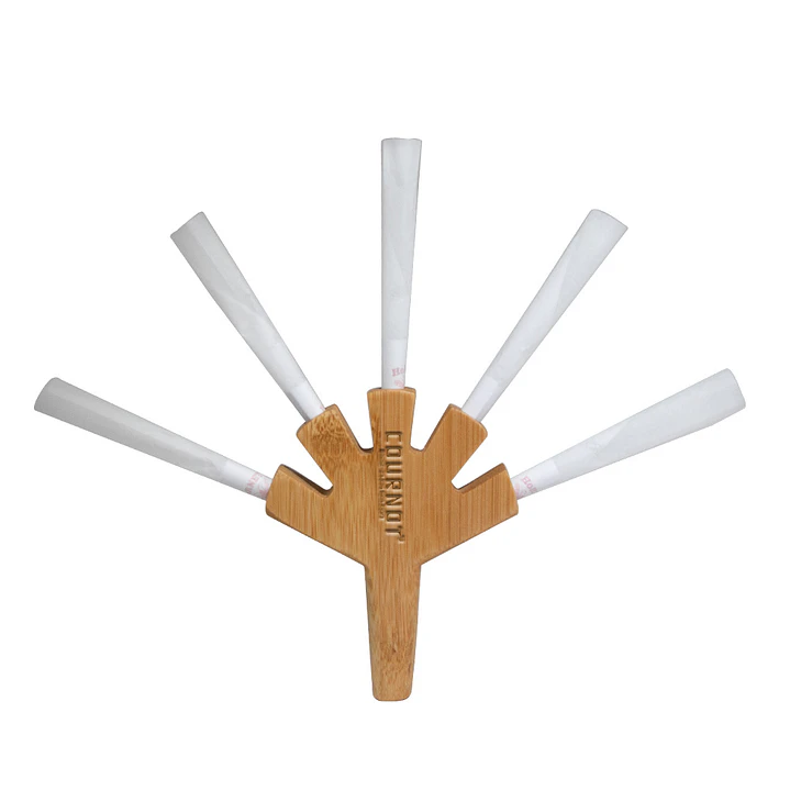 Pipa de Madera Quintuple Cournot - Boquilla de 5 Cañones para Conos 2