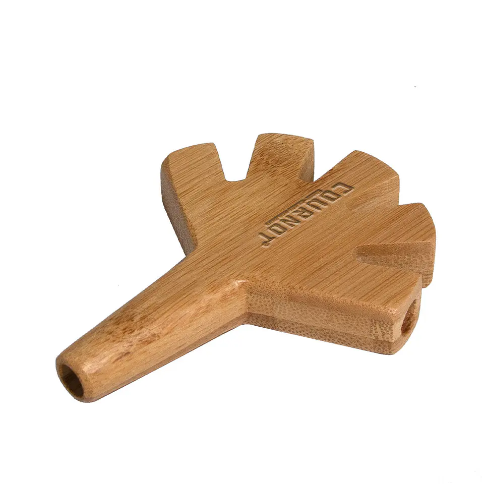 Pipa de Madera Quintuple Cournot - Boquilla de 5 Cañones para Conos 5