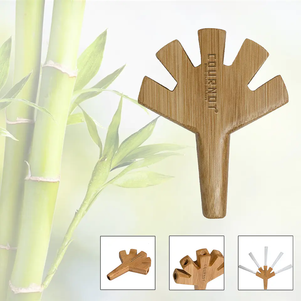 Pipa de Madera Quintuple Cournot - Boquilla de 5 Cañones para Conos 8