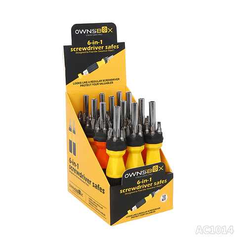 Destornillador de Ocultación OwnsBox 6-en-1 - Stash Safe Pro