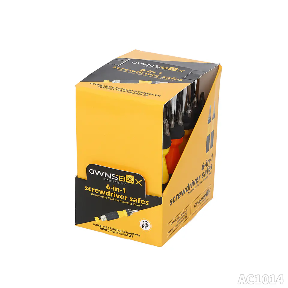 Destornillador de Ocultación OwnsBox 6-en-1 - Stash Safe Pro 9