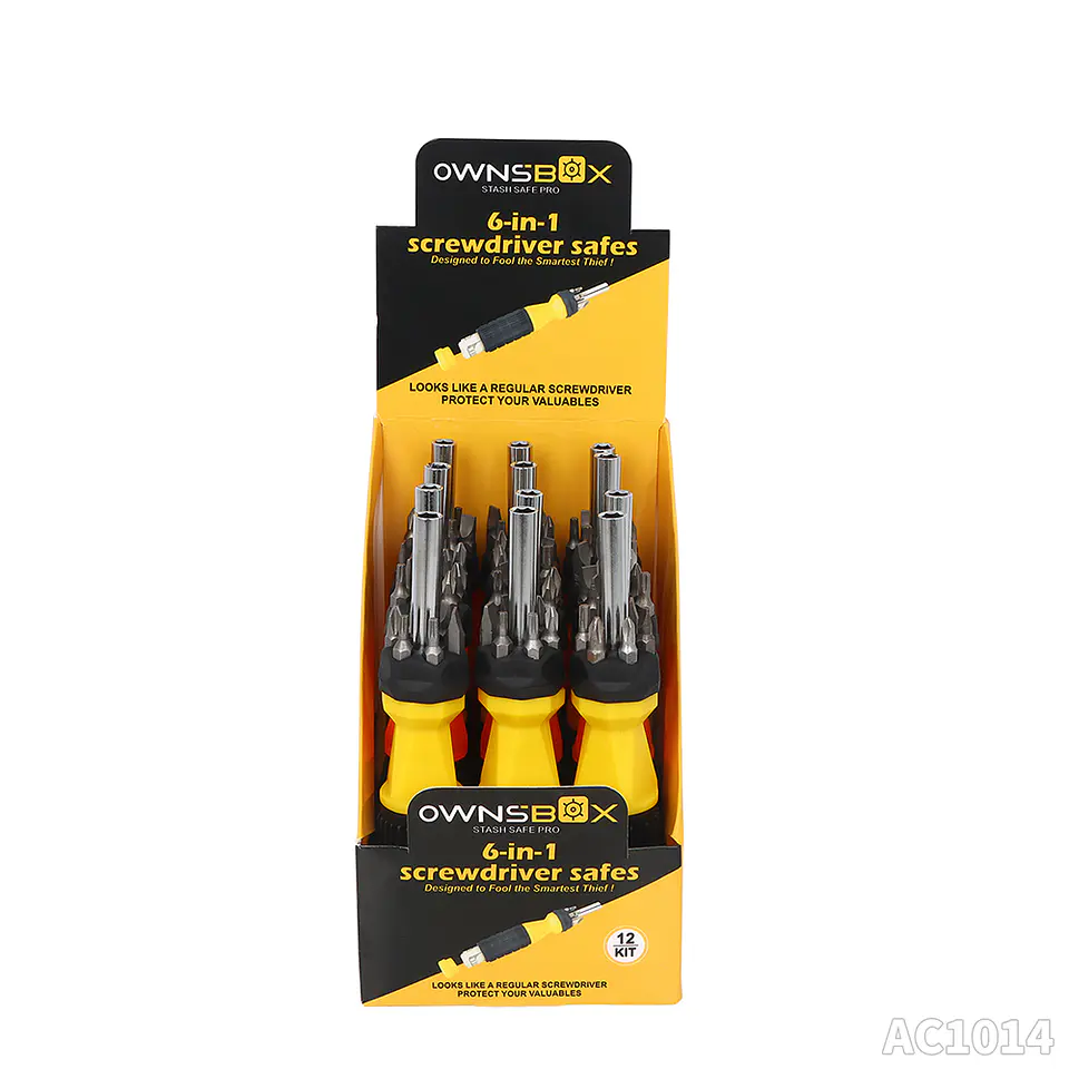 Destornillador de Ocultación OwnsBox 6-en-1 - Stash Safe Pro 11